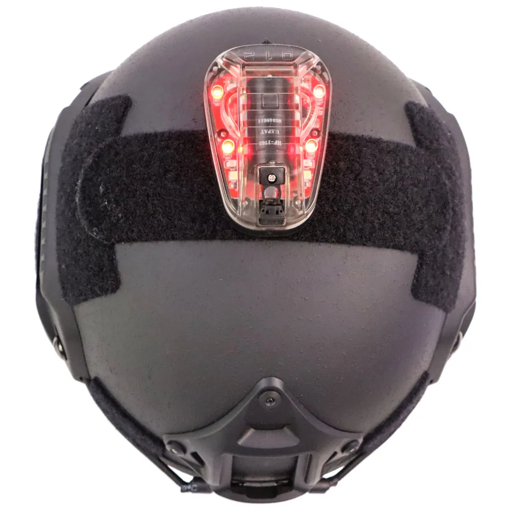 BOOU-Tactical Capacete Luz, Sinal de Sobrevivência, Luz Identificação, IR Visível, LED Strobe, Esportes ao ar livre, IFF