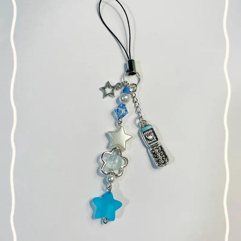 

Y2K Mobile Phone Pendant Cute Bead Phone Rope Bead Accessories Mobile Phone Accessories Bag Pendant Gift for Her Charm