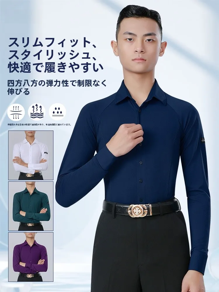 dantuo-hommes-danse-irt-coupe-ajustee-performance-moderne-pratique-orm-adulte-faionable-dancewear-long-sve-polyester