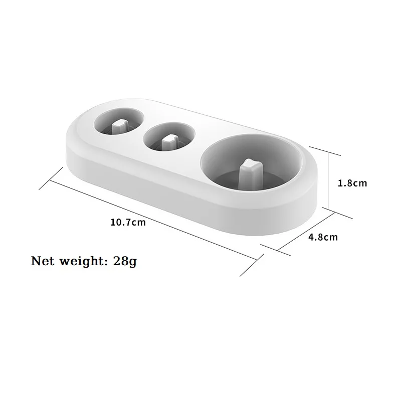 (스탠드만) 전동 칫솔 스탠드 홀더 칫솔모 보관 랙 오랄비 칫솔용 가정용 욕실 정리함