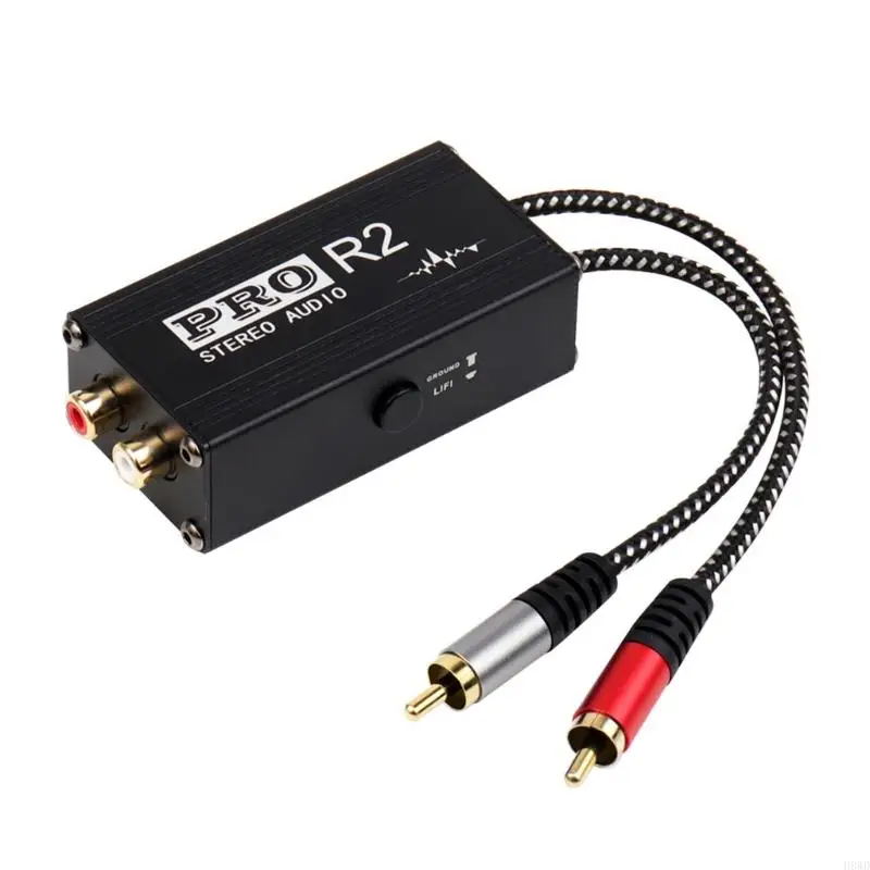 2 Channel Auditory Isolations Box Durability Stops Electrical Noise Between Stereo Components and Devices H8WD