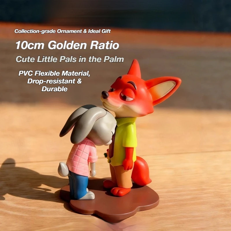 

Sweet Embrace Zootopia 2 PVC Figure Cute Judy Nick Cartoon Anime Collectible Desk Decoration Gift Toy for Kids Fans Birthday