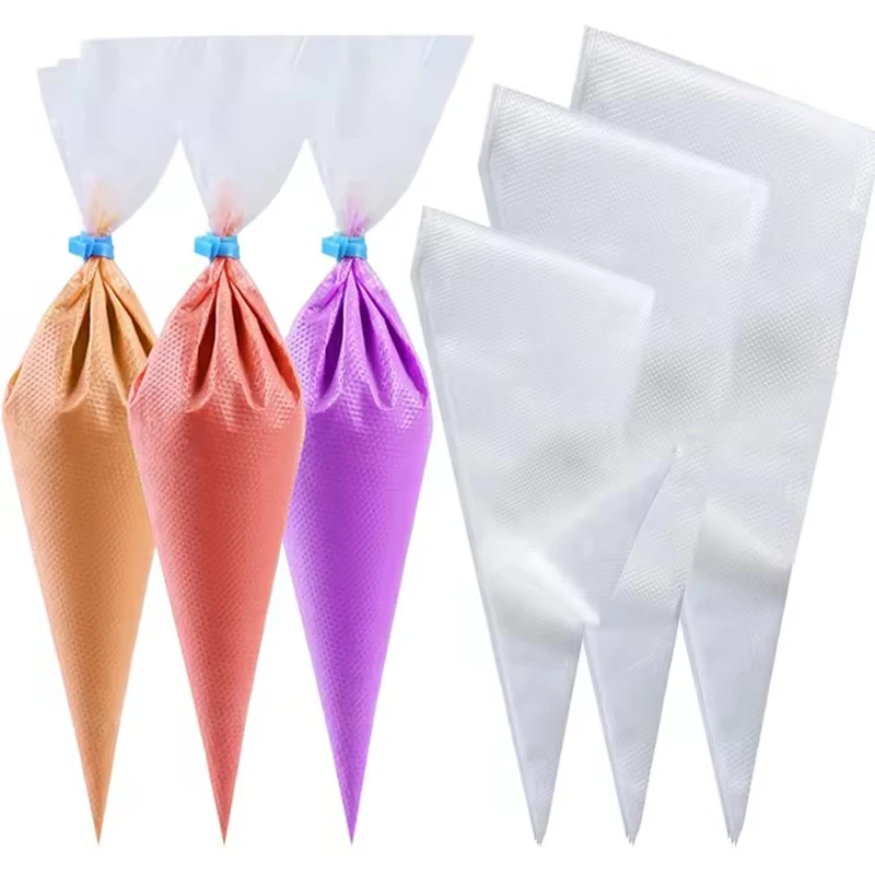 50PCS/Pack Piping Bag Disposable Pastry Piping Sleeve S/M/L Available Cake Cream Shaping Squeezing Bags Kitchen Baking Tools ZYF view 3
