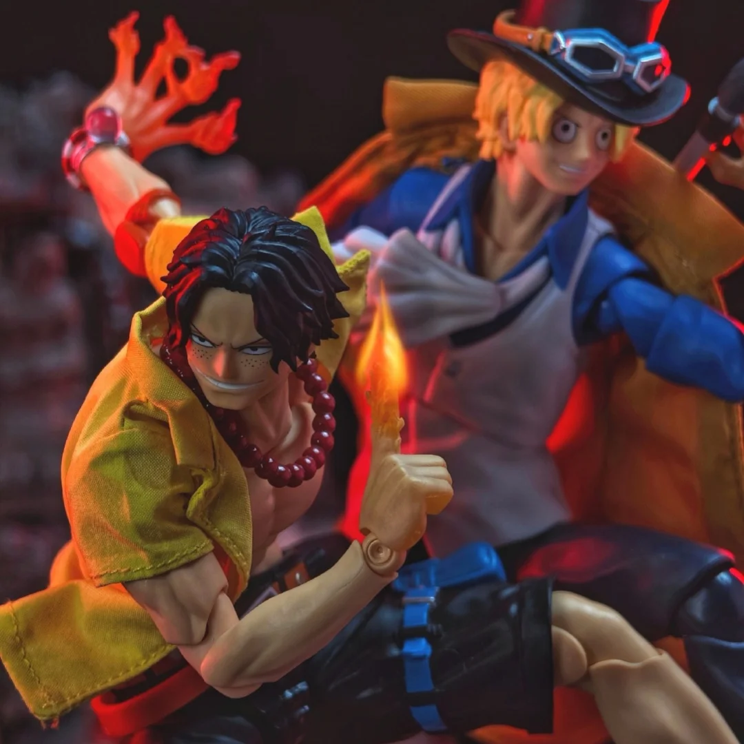 One Piece Shf Anime Handmade ACE Tailored Generation Yellow A