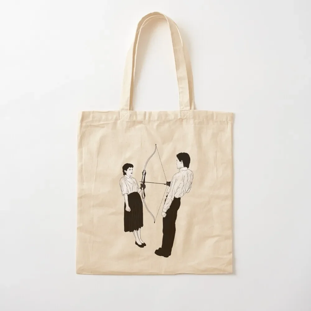 

Marina Abramovic and Ulay Rest Energy Tote Bag canvas shopping bag reusable shopping bag