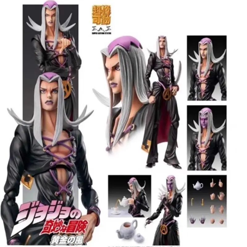 Jojo's Bizarre Adventure: Golden Wind Super Action Statue - Abbacchio Leone Bruno Figure Model Toy