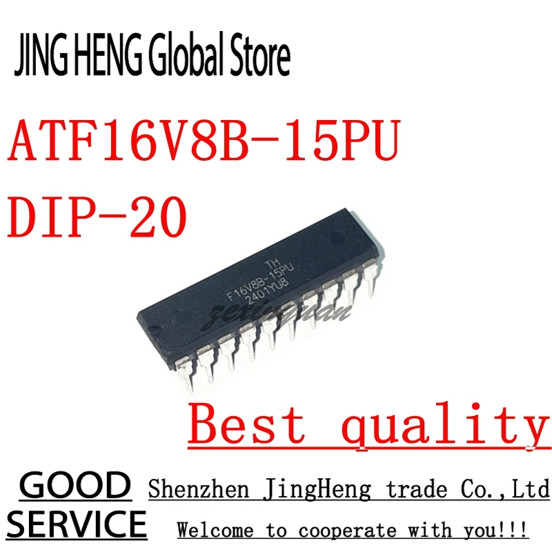 10Pcs ATF16V8B-15PU ATF16V8B-15 F16V8B-15PU ATF16V8B DIP-20 microcontroller