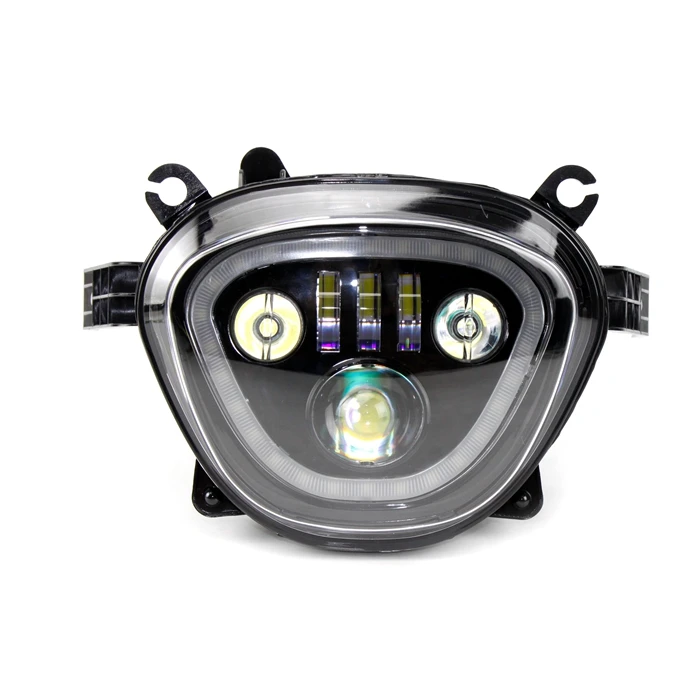 

Black LED Motorcycle Headlight Headlamp Head light For SuzukisBoulevard Motorcycle