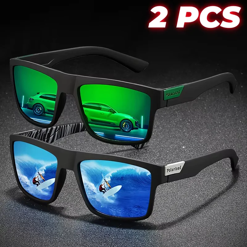 2026 Retro Polarisierte Sonnenbrille für Männer und Frauen UV400 Vintage Outdoor-Sportbrille Modische Wander- und Trekking-Sonnenbrille