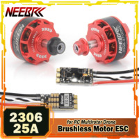 4PCS NEEBRC 2306 RC Drone Brushless Motor 2300KV 2700KV CW/CCW 25A ESC for QAV250 Eachine Wizard X220 280 Helicopter Multirotor