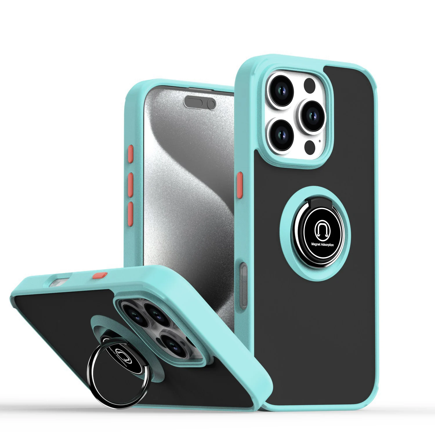 Shockproof Magnetic Car Phone Case For iPhone 16 Pro Max 15 14 13 12 Mini 11 X XS XR 7 8 Plus Shockproof Matte Clear Cover