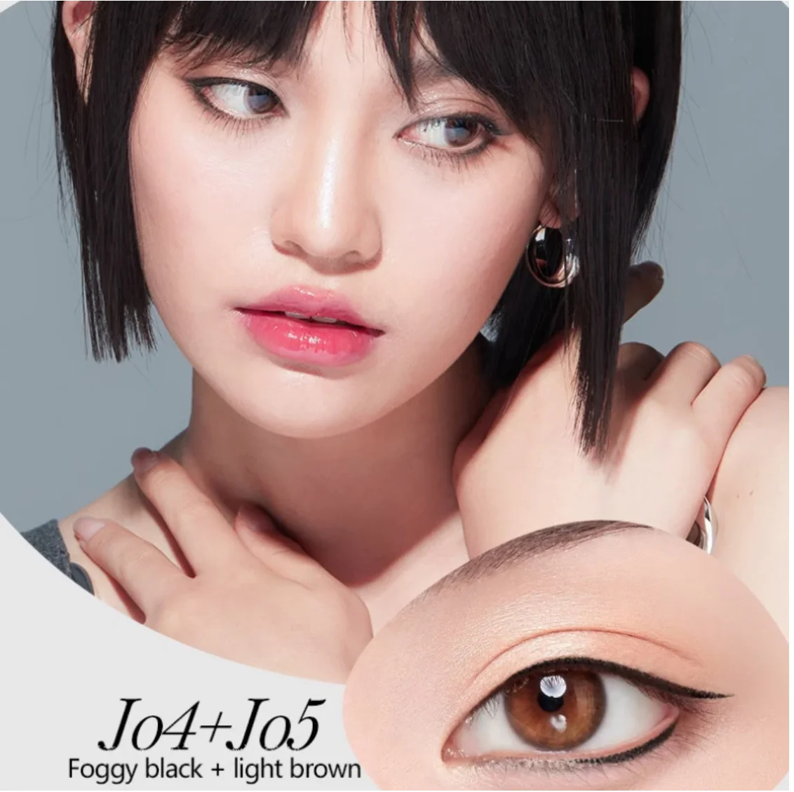VEECCI อายไลเนอร์ดินสอง่าย Smudge อายไลเนอร์กันน้ํา 10 สีแต่งหน้าเครื่องสําอาง