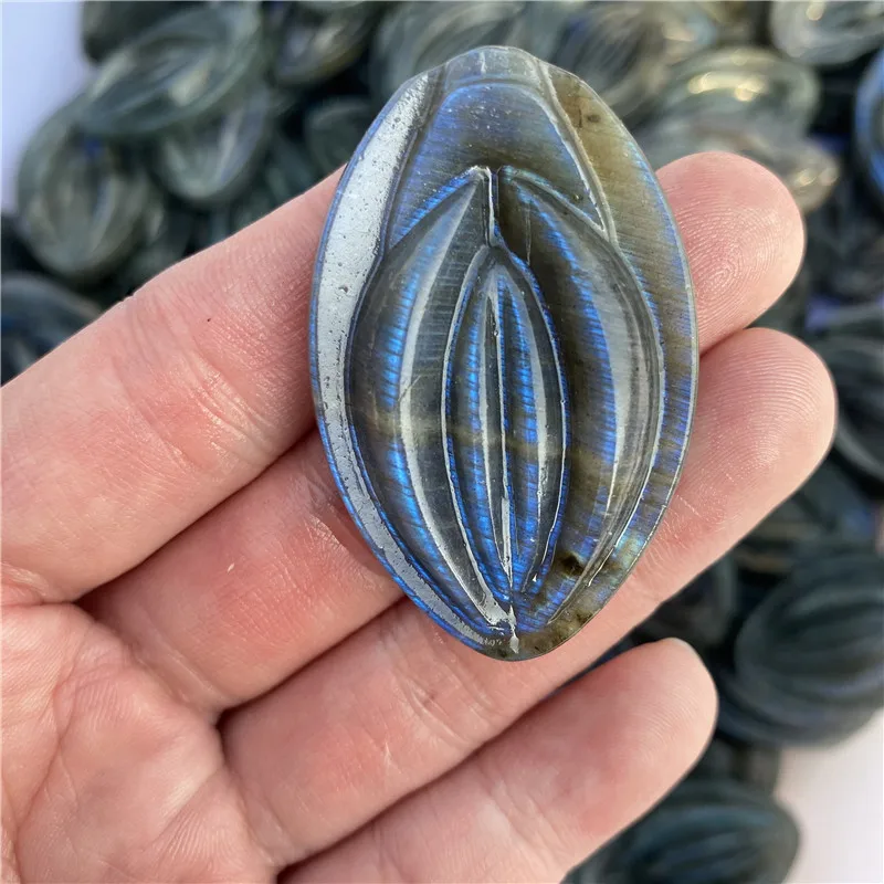 천연 래브라도라이트 생명의 근원 석영 크리스탈 조각 컬렉션, 레이키 힐링 크리스탈 선물