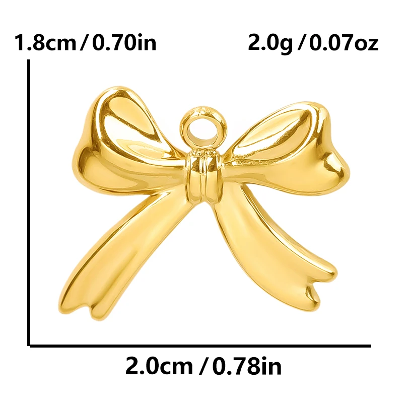 Echt vergoldet Mode Kpop Piercing Schmuck Mädchen Schleife Blume Herz Anhänger Ohrring Edelstahl Creolen für Frauen – Detail 25