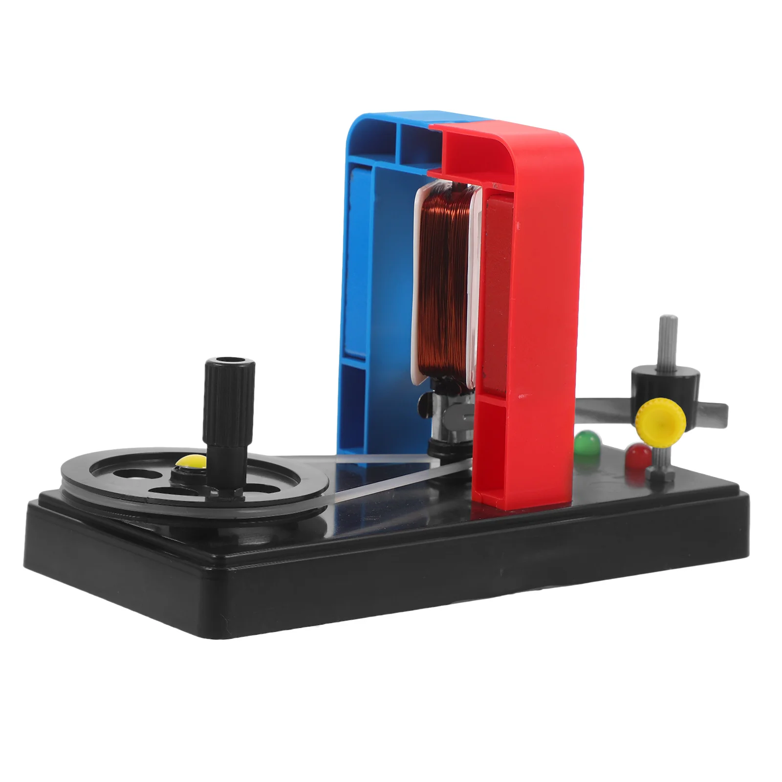 

Hand Cranked Portable DIY Dc Electric Generator Student Experiment Equipment Physical Electricity Apparatus Emergency Power