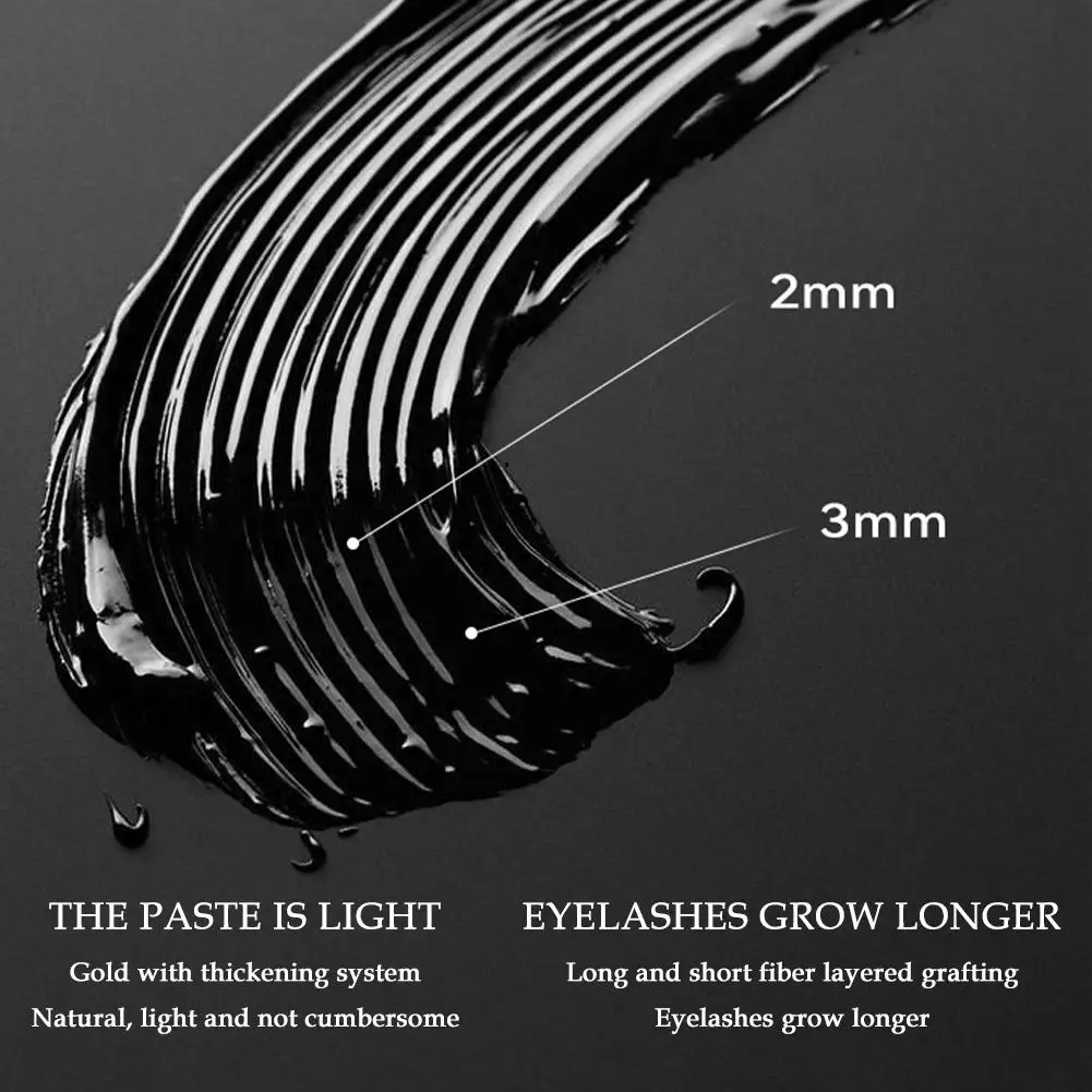 3d Mascara Curling Verlenging Wimper Extensie Waterdichte Grote Blijvende Cosmetica Zweetbestendige Ogen Lange Make-Up O3s3