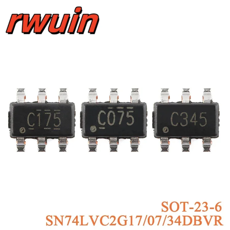 20pcs SN74LVC2G SN74LVC2G17DBVR SN74LVC2G07DBVR SN74LVC2G34DBVR SOT-23-6 SN74LVC2G07DCKR SC-70-6 Chip IC Integrated Circuit