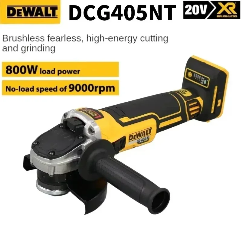 DEWALT 125MM Angle Grinder  Wireless Brushless Maglev Metal Cutting Charging angle grinder DCG405NT with Recoil Brake 20V