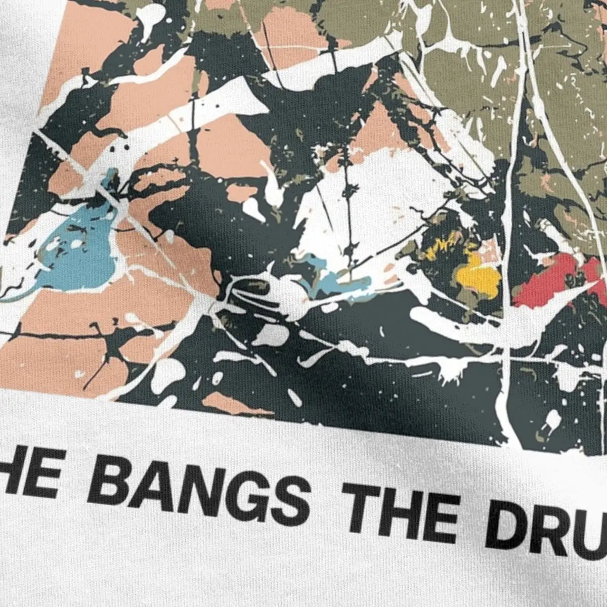 Men The Stone Roses She Bangs The Drums T Shirts Pure Cotton Clothing Funny Short Sleeve Crewneck Tees Party T-Shirts