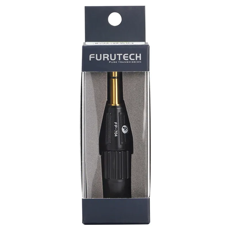 Japan Import FURUTECH Furukawa FP-704 Gold-plated 6.35mm Dual-channel Headphone Plug