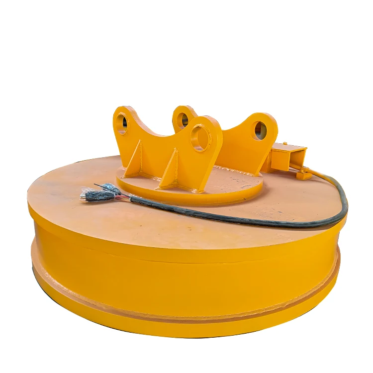 Hydraulic Magnet Chuck Lifting Magnet for Excavator High Efficiency Factory Price Metal Processing Plant Steel Ingot Transfer