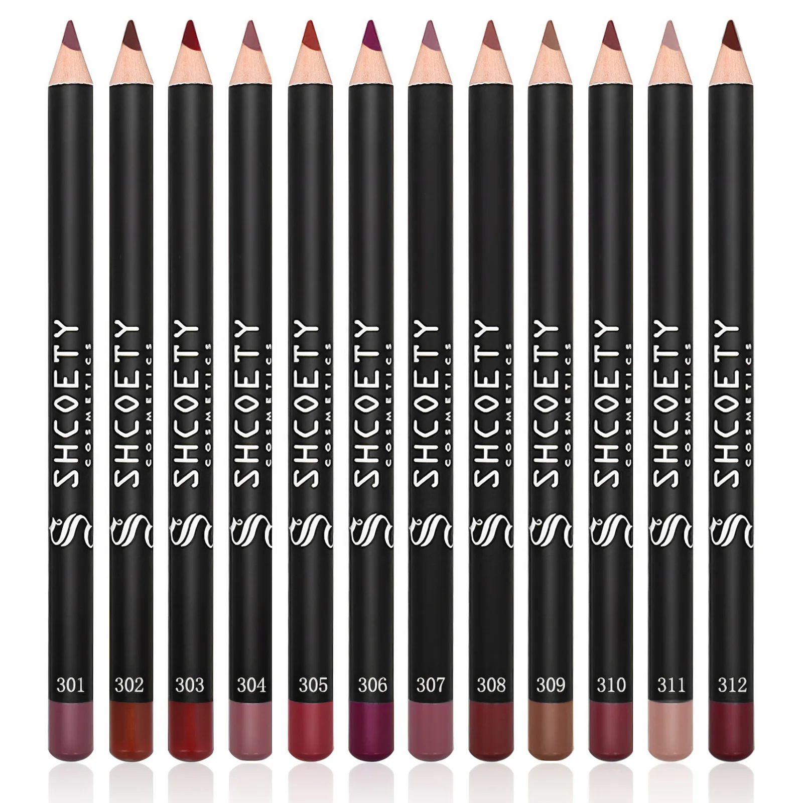 Liner Lip Collection Fodere di Lipliner Eyeliner marrone Rossetti Matita Matite per trucco Modellatura Forniture impermeabili Cupido liquido