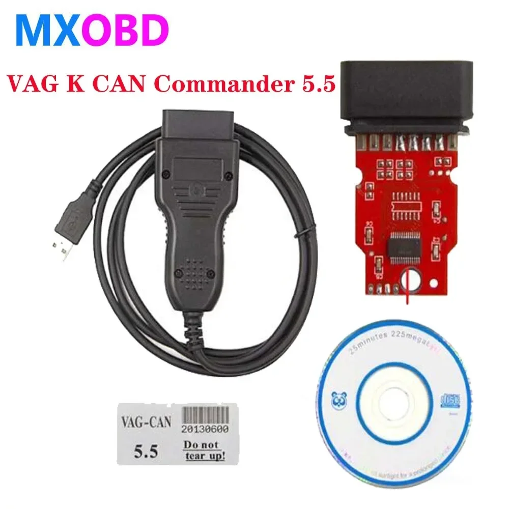 VAG K CAN Commander 5.5+ PIN Code Reader 3.9 Beta VAG 5.5 Immo Scanner Tool VAG 5.5 + 3.9 USB Interface for Audi Car