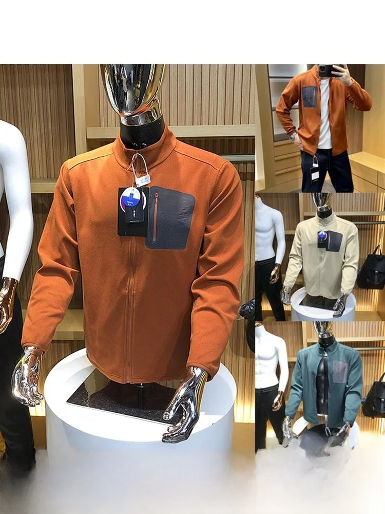 

Высококачественный клеевой эффективный P-Fce уличный дышащий воротник-стойка Jaet молодежная модная подставка подходит для осени Thiened L...