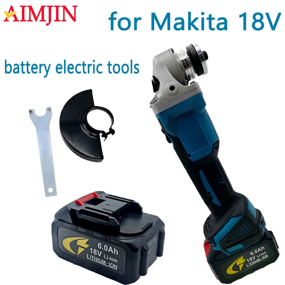 DGA402 polishing machine, brushless electric angle grinder, rechargeable cutting machine, suitable for Makita 18V battery