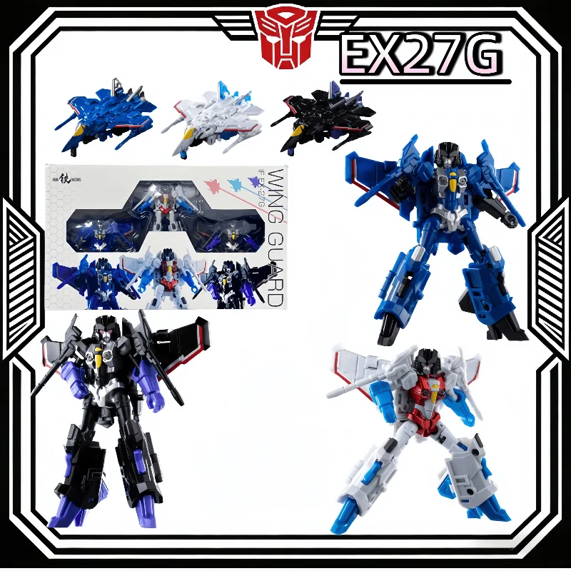 

In Stock Transformable Robot Ironfactory IF EX27G Gender Swap Red Original Mini Scale Action Figures Collectible Toys