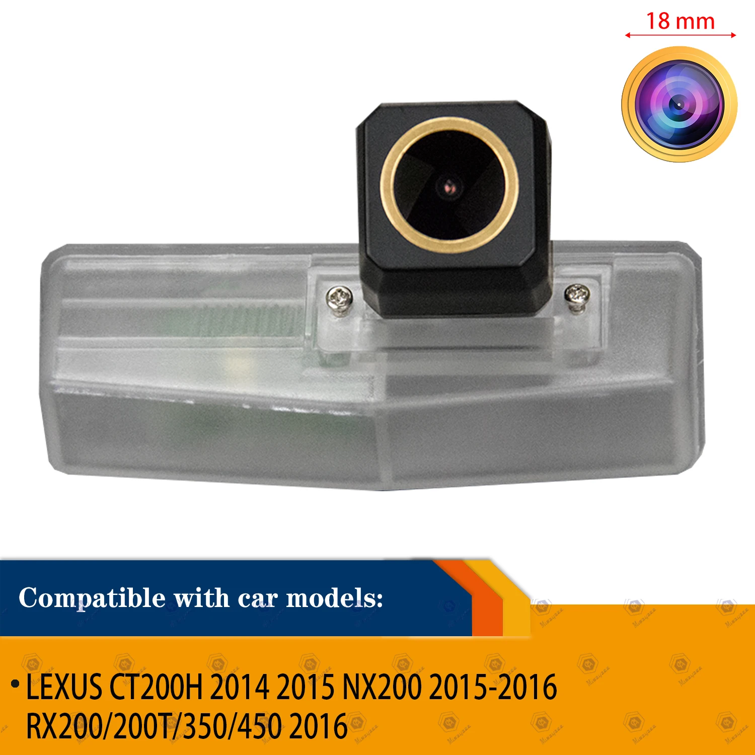 HD 1280*720p Night Vison Rear View Reversing Backup Camera for LEXUS CT200H 2014 2015 NX200 2015-2016 RX200/200T/350/450 2016