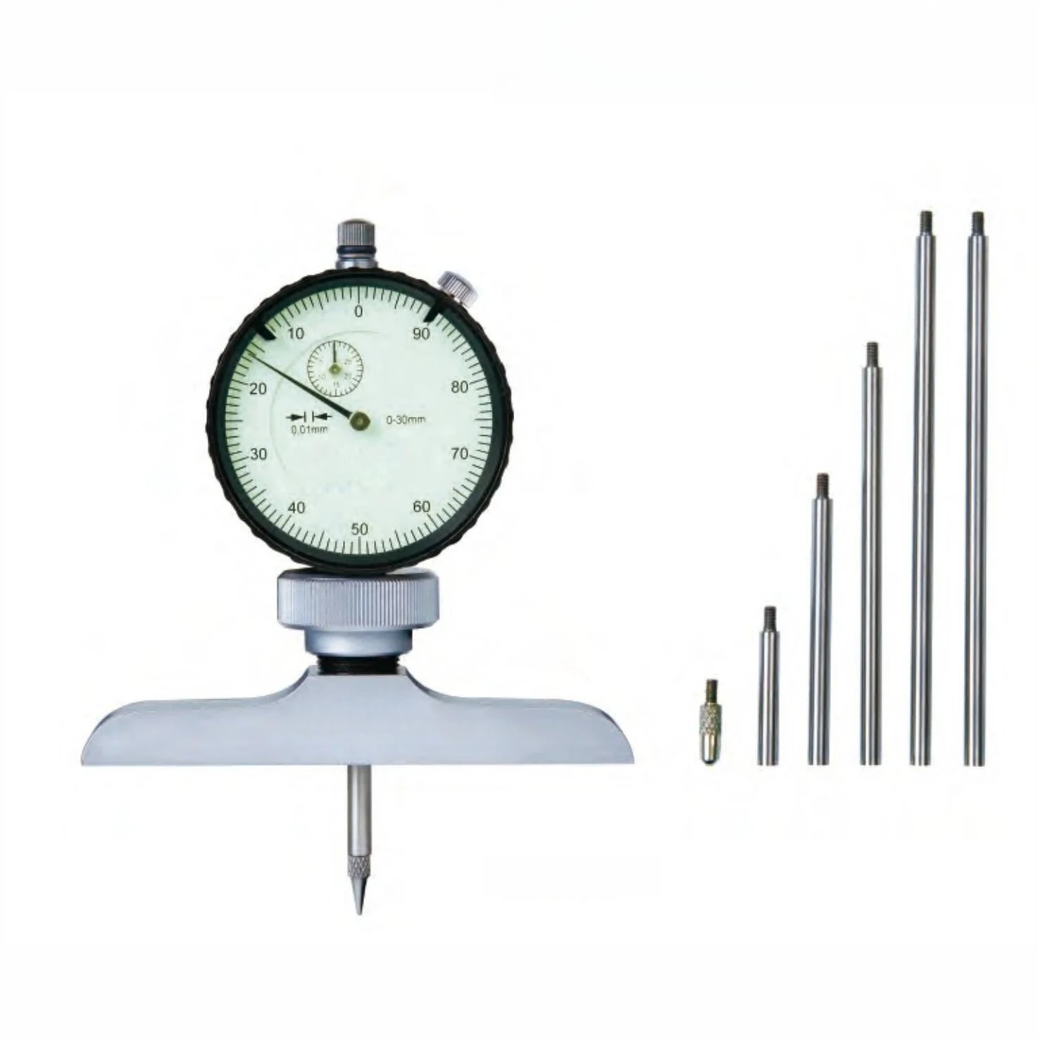Insize 2342-201 2342-202 Range 0-300mm Graduation 0.01mm Dial Indicator Stroke 30mm Dial Depth Gage