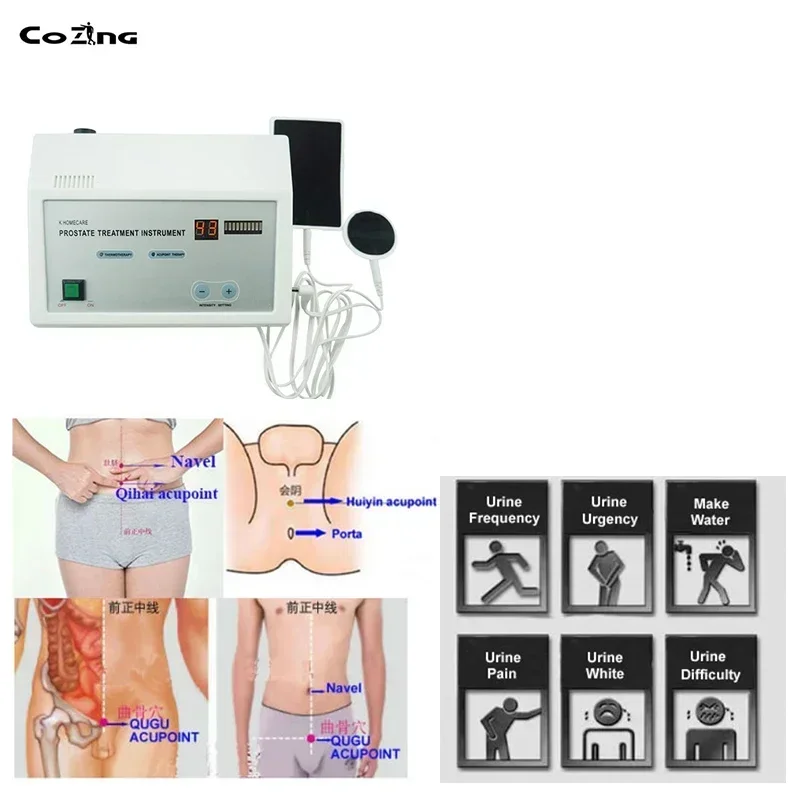 Microcurrent Prostate Glands Massaging Physical Therapeutic Apparatus Urinary Stones Impotence Prostatitis Physiotherapy