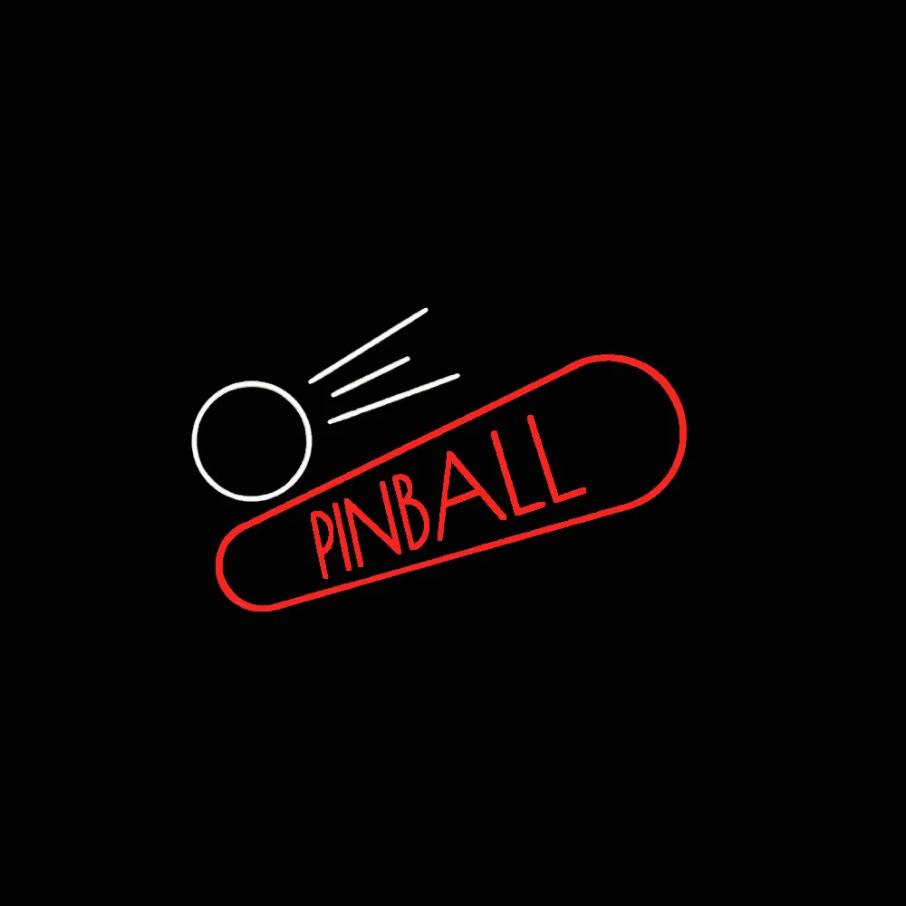 Pinball Neon Light Sign Sport Bar Store Custom Handmade Real Glass Tube Game Room Advertise Wall Decor Display Lamp 17