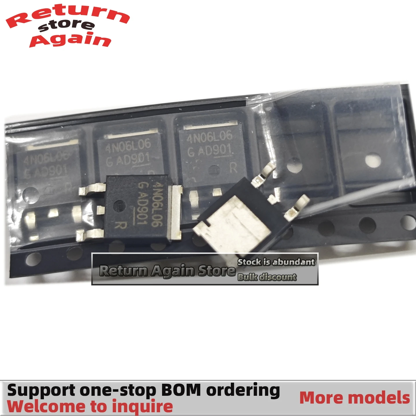 5PCS/per pack  4N06L06 4N06L08 4N06L30 TO252