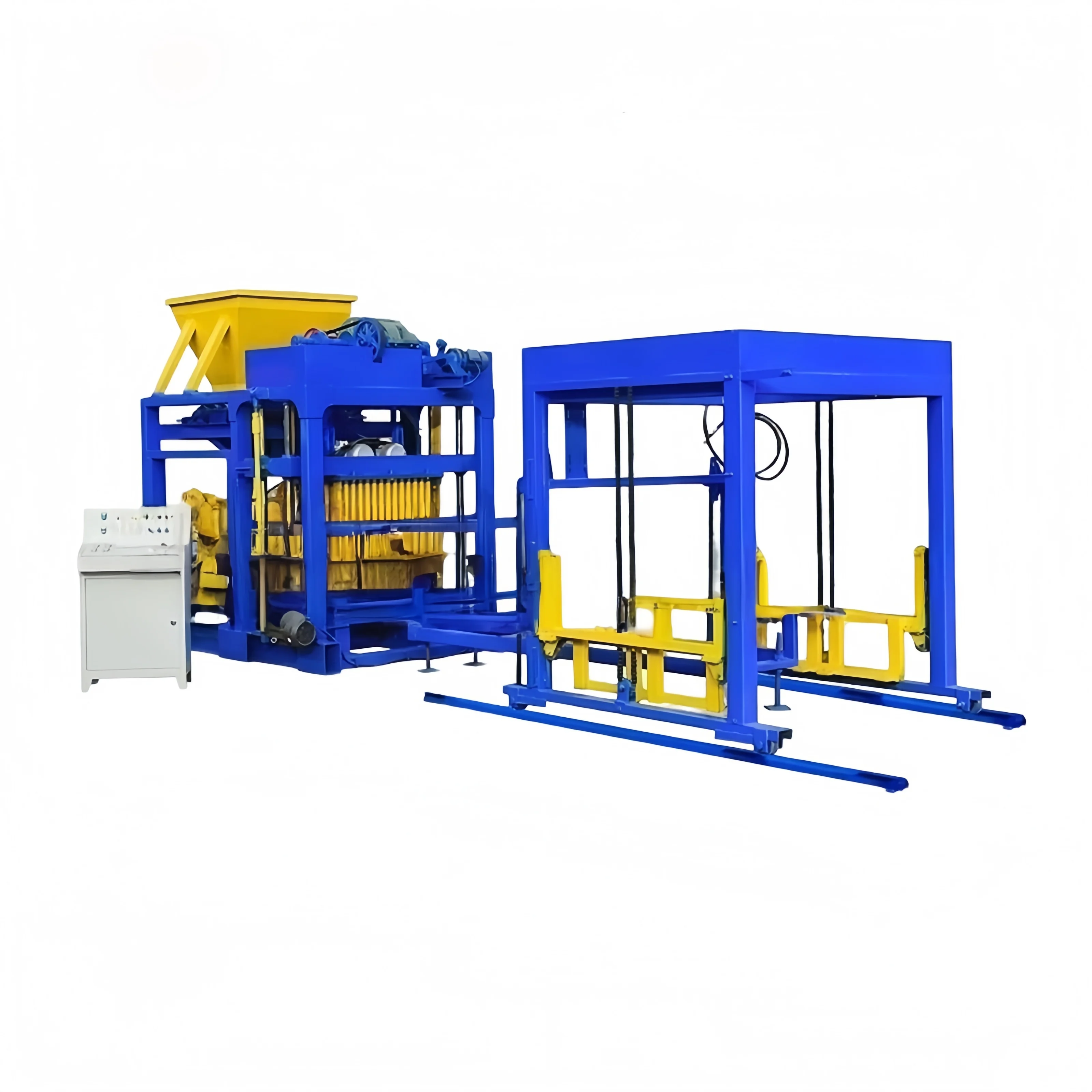 Welcome To Purchase Automatic Hydraulic Pressure Hollow Block Making Machine Concrete Brick Production Line 380V Easy Operation