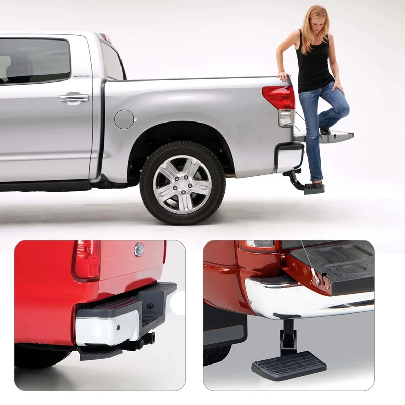 

1 Piece 75312-01A Rear Bumper Pedal Pickup Truck Cab Side Step Retractable For Ford F-150 F150 2015-2020