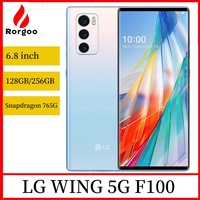 LG WING 5G Original Unlocked Mobile phone F100N US Version 4G LTE Cell Phone 6.8'' 8GB RAM 128GB/256GB ROM Android SmartPhone