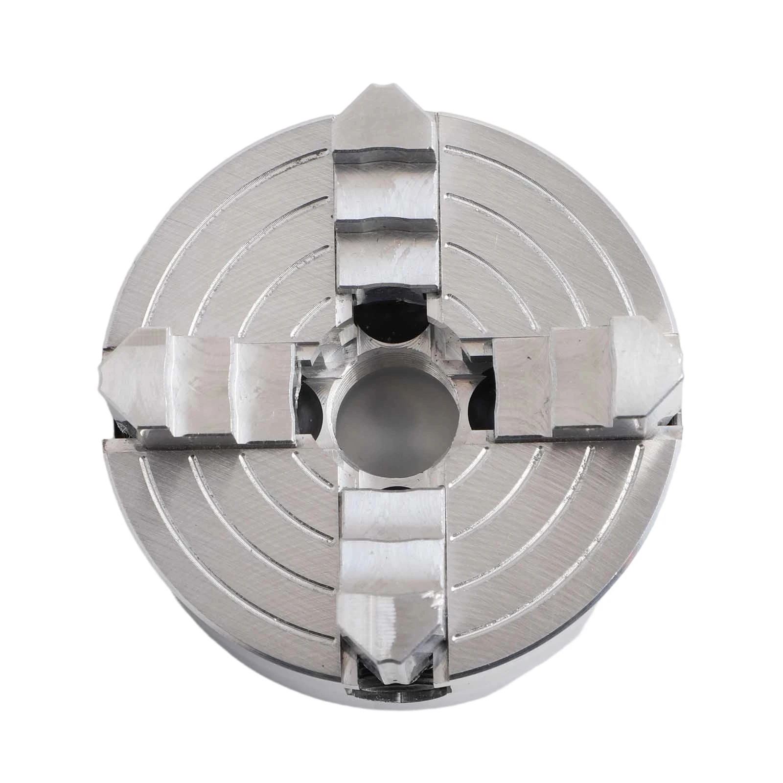Z011A Four Jaw Lathe Chuck For Metal Wood Turning Manual Clamp 12-65mm External 1.8-56mm Internal Grip With Wrench Tool