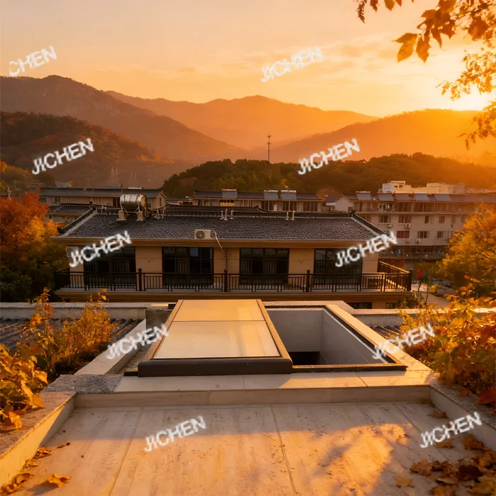 

Интеллектуальный автоматический выдвижной раздвижной мансардный люк с изоляционным стеклом для лестничных выходов