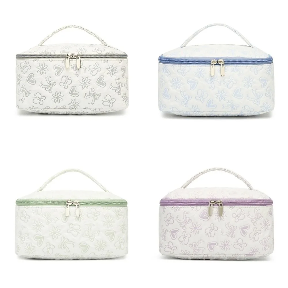 New Large Capacity Makeup Bag Floral Pattern Fashion Cosmetic Storage Bag Simple Travel Cosmetic Bag Travel