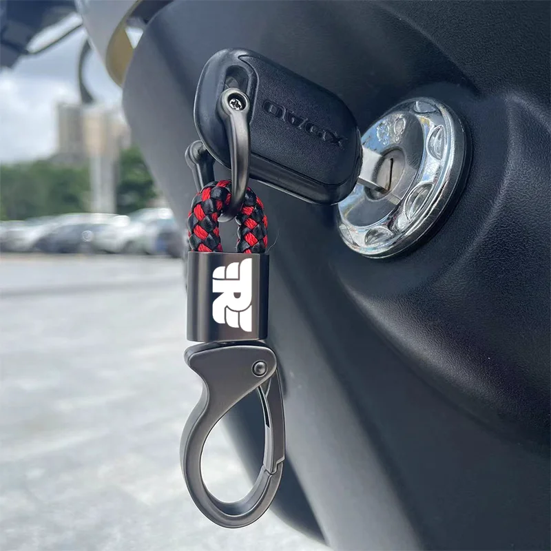 Per Royal Enfield Bullet/Meteor/Classic 350 500 Interceptor 650 Continental GT 535 portachiavi in corda intrecciata himalayana portachiavi in metallo