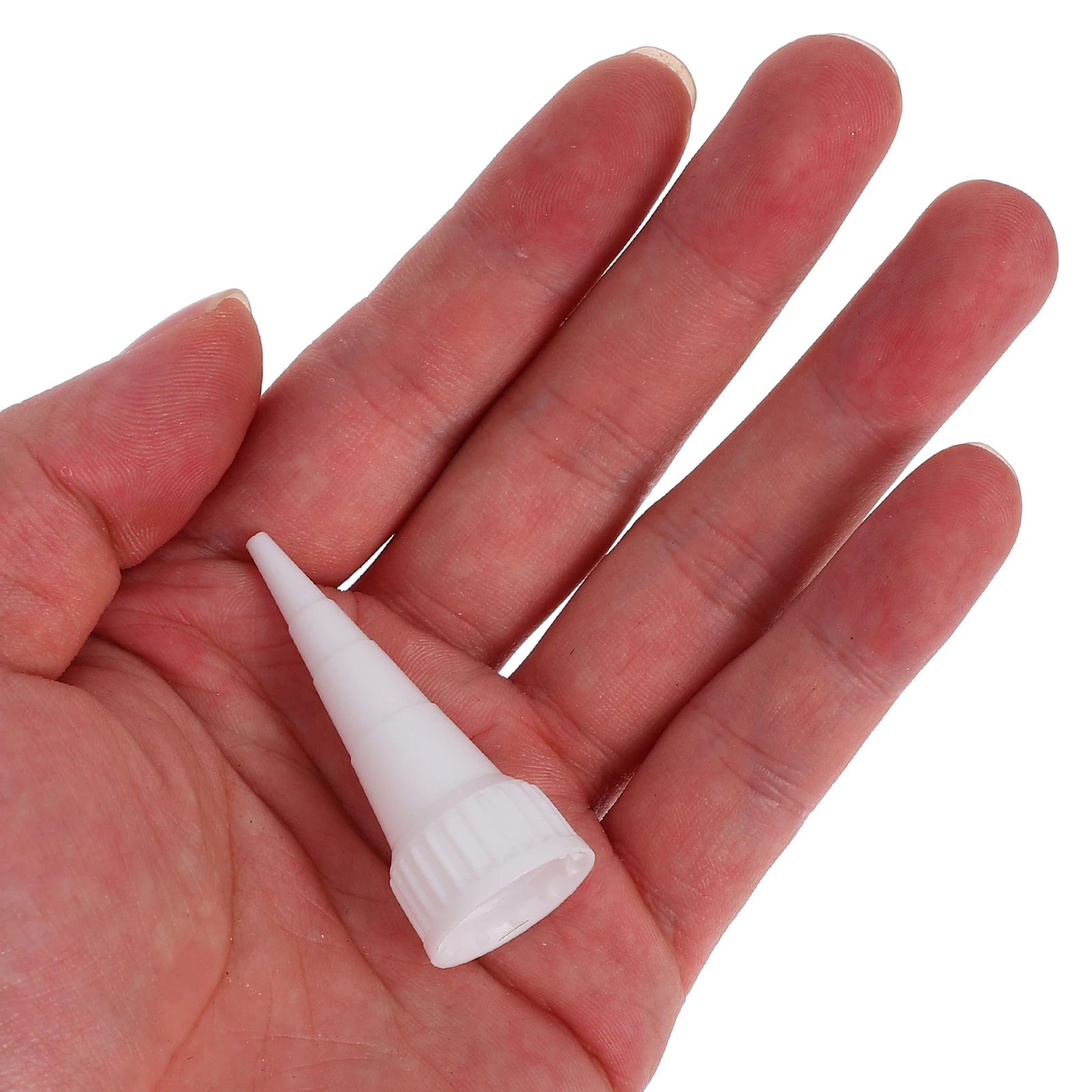 20pcs Caulk Tips Precision Control Caulk Tube Sealing Tips Saving Caps Extension Nozzle Efficient Application White