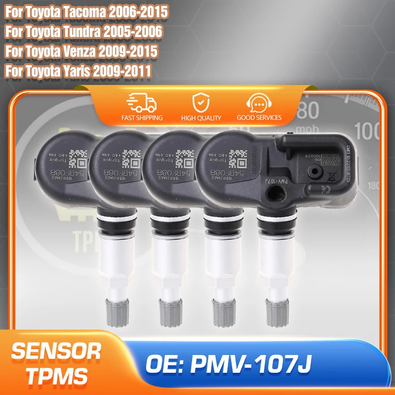 Car Tire Pressure Sensor TPMS For Toyota Yaris 2009-2011 Toyota Venza 2009-2015 Toyota Tacoma 2006-2015 Toyota Tundra 2005-2006