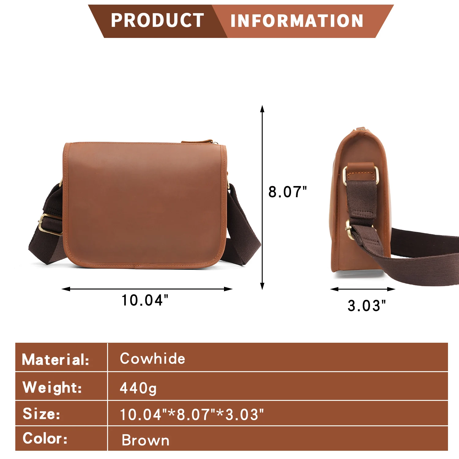 YATBEST Men's Crossbody Bag Simple Large Capacity Fashionable Waterproof Shoulder Bag Suitable For Business Daily Commuting