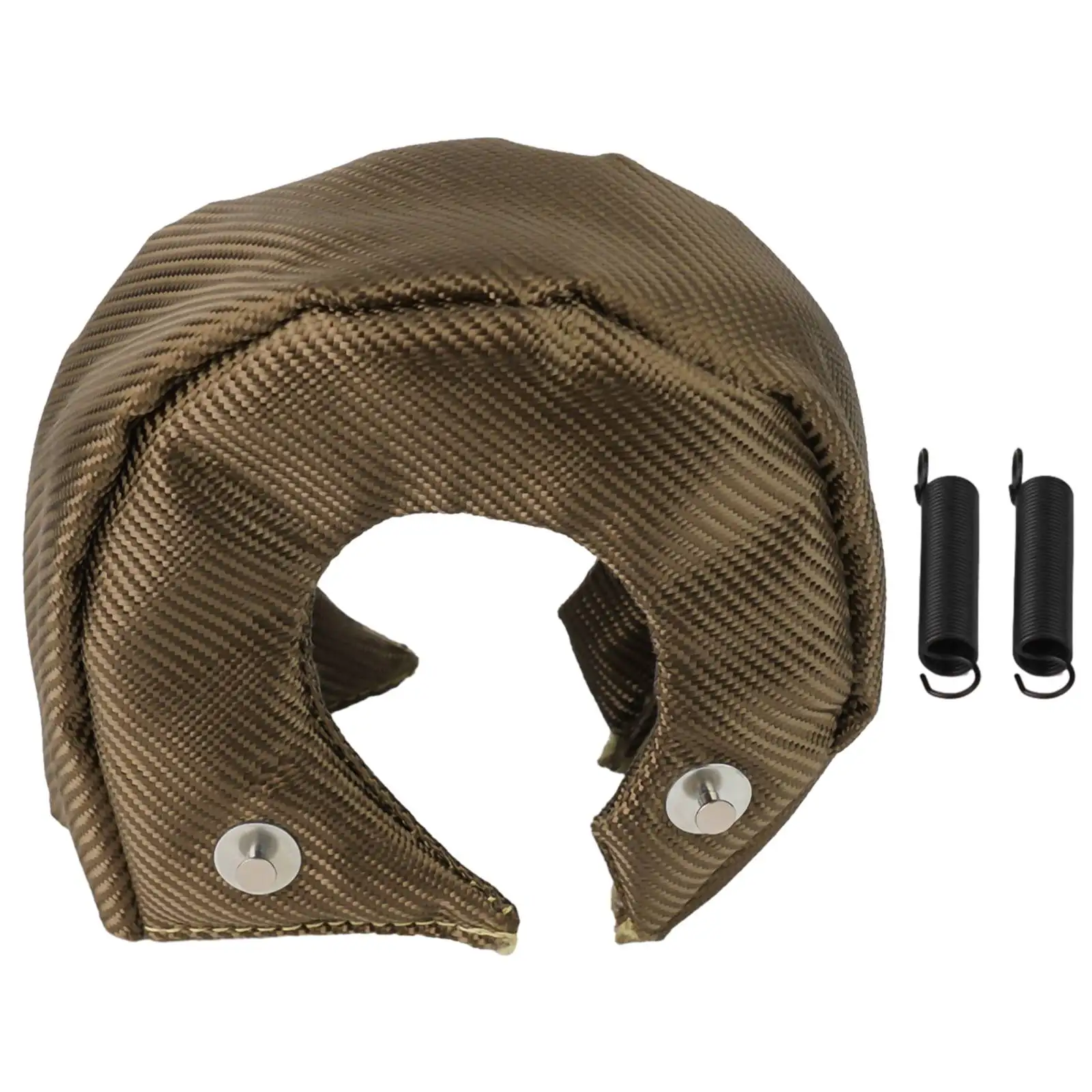 Manta de calor Turbo con ganchos de anclaje de acero inoxidable, manta Turbo resistente al calor, compatible con T3 T4, clasificación de temperatura de 1000 grados Celsius