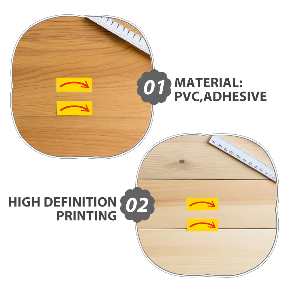 40 قطعة من ملصقات علامات الاتجاه ذات السهم الأحمر علامات أرضية لاصقة قوية لمعدات ركن السيارة للاستخدام الداخلي والخارجي #4