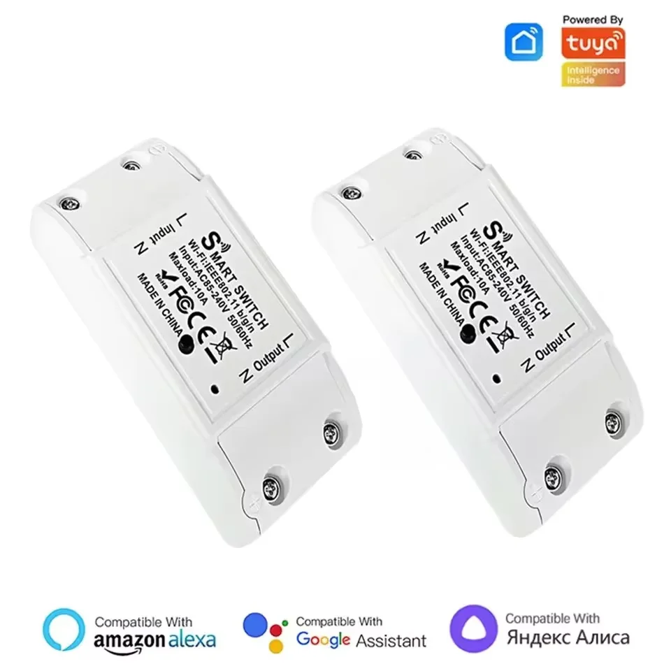 WIFI-schakelaar Smart Home Automation-relaismodule Tuya Alexa-tijdschakelaar Smartlife APP Draadloze afstandsbedieningsrelais