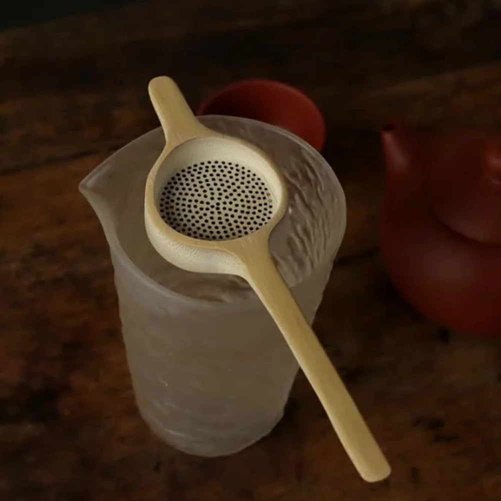 

Bamboo Tea H made Infuser Strainer Mesh Creative Kitchen H Made Tea Filter Barware Long Life Gift Idea