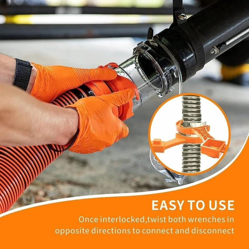 Universally Campers Sewer Hose Wrench Fit Most 3Inch & 4Inch Male/Female Sewer Caps Dropship